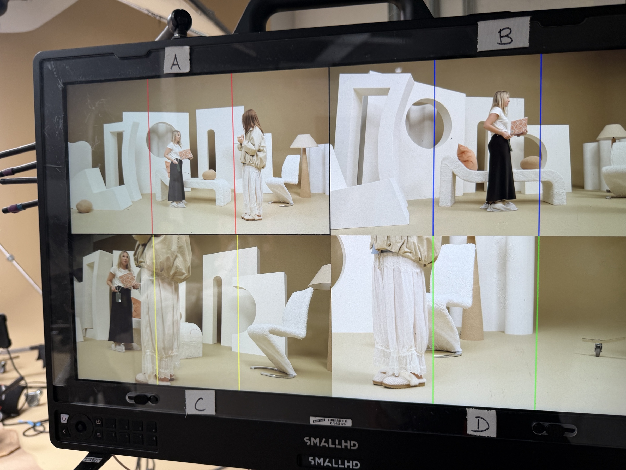 One environment. Four camera angles.
