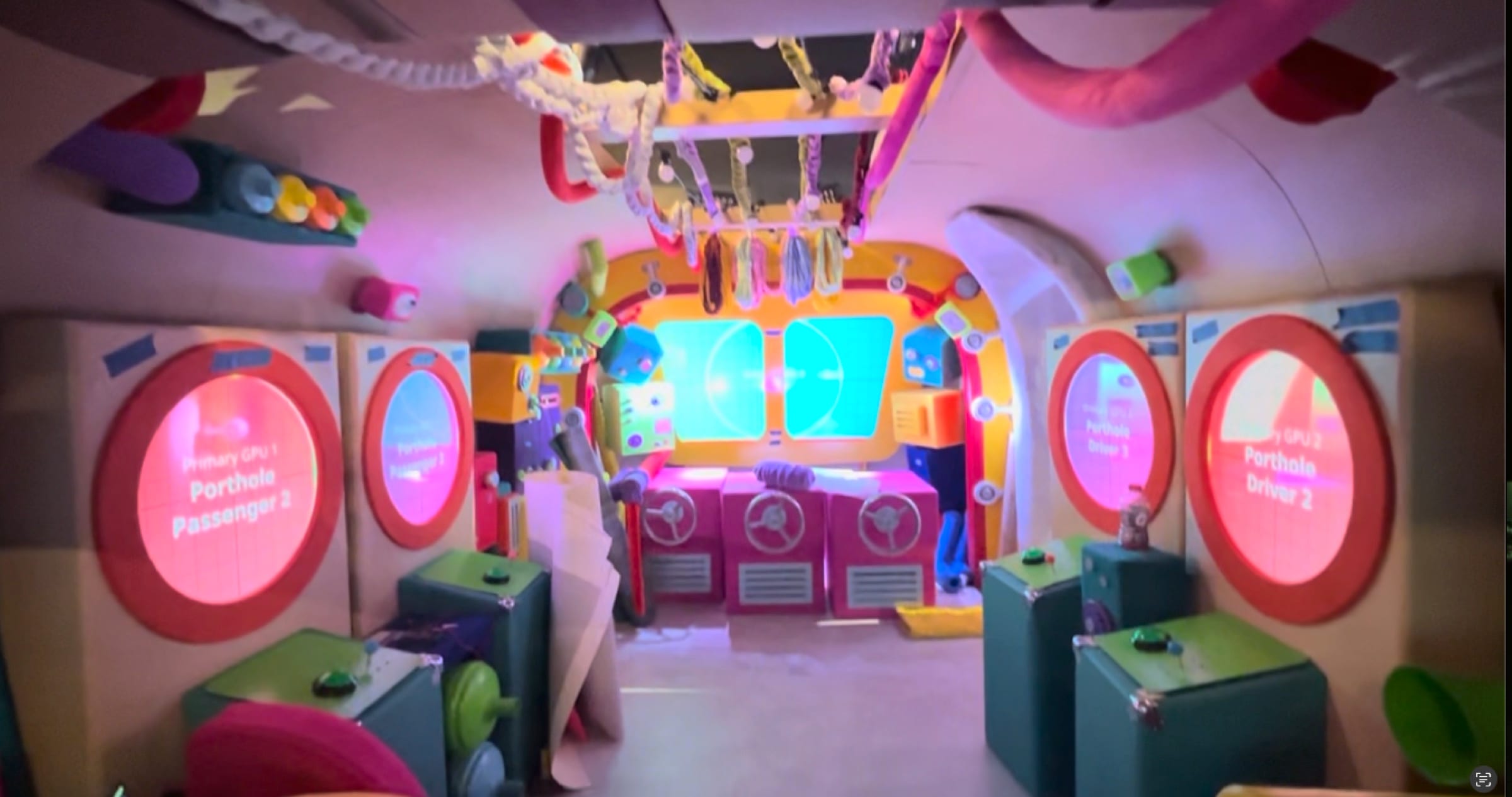 Color, scale, and a world within a room